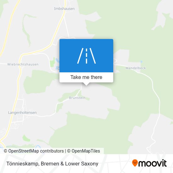 Tönnieskamp map