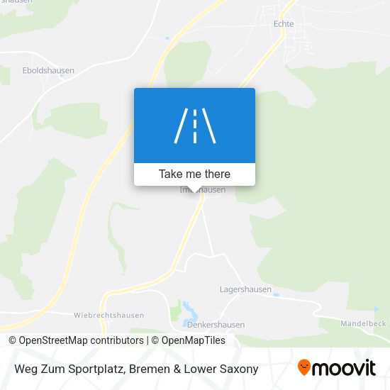Weg Zum Sportplatz map