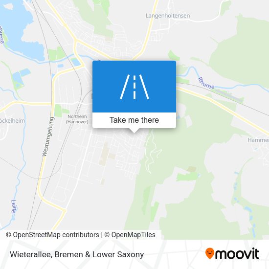 Wieterallee map