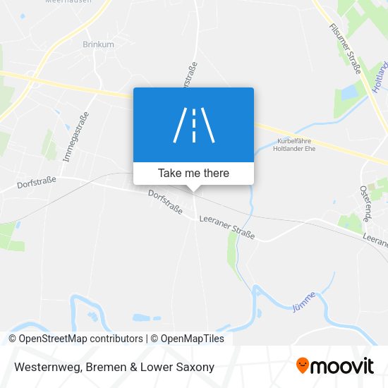 Westernweg map