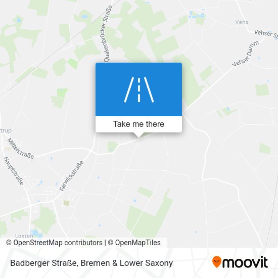 Badberger Straße map