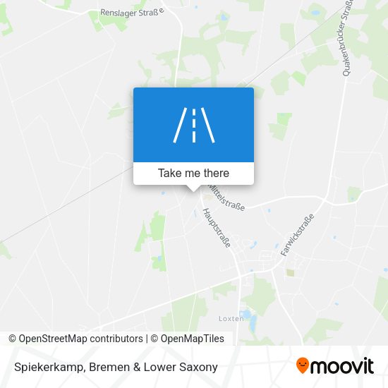 Spiekerkamp map