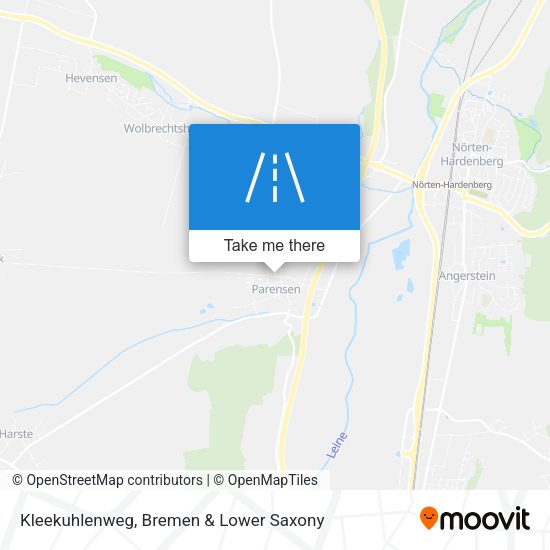 Kleekuhlenweg map