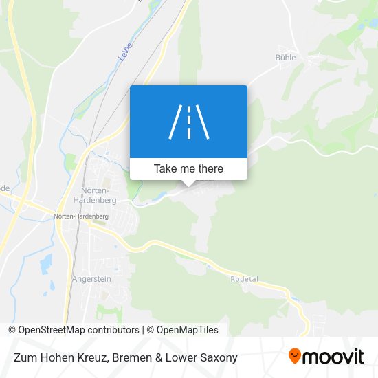 Zum Hohen Kreuz map