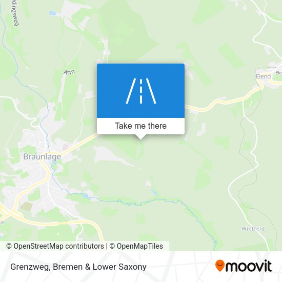 Grenzweg map