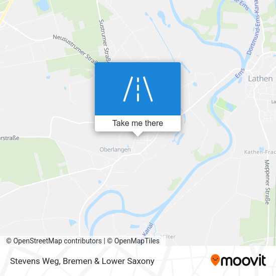 Stevens Weg map