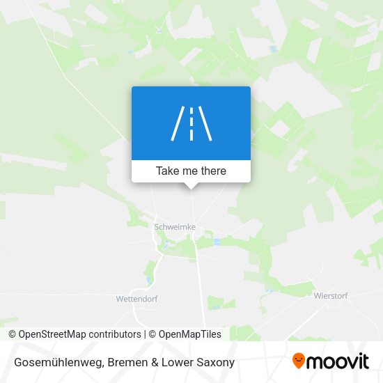 Gosemühlenweg map
