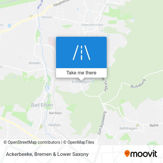 Ackerbeeke map