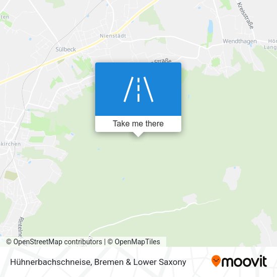 Hühnerbachschneise map