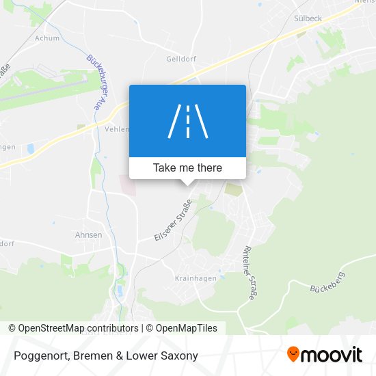 Poggenort map