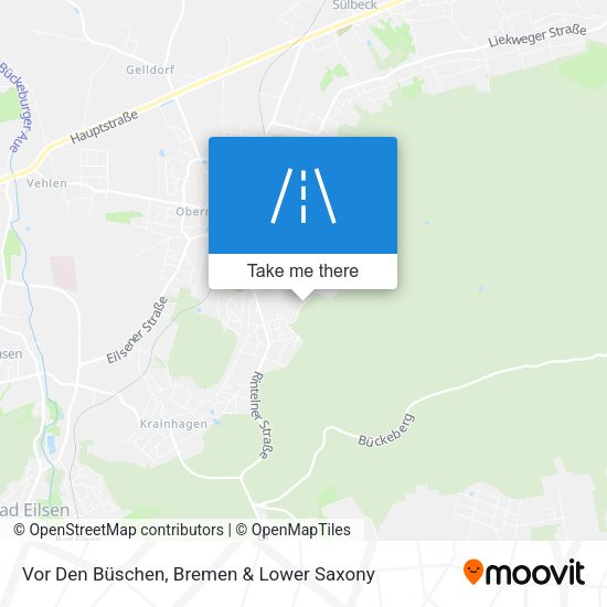 Vor Den Büschen map
