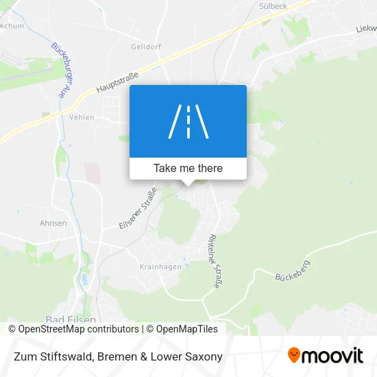 Карта Zum Stiftswald