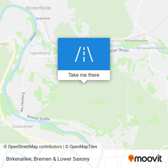 Birkenallee map