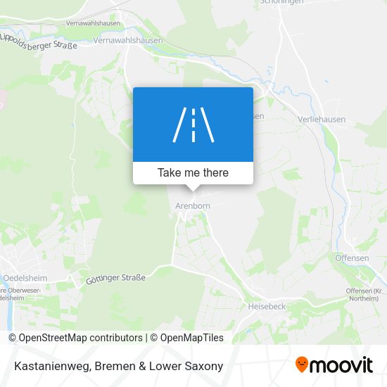 Kastanienweg map