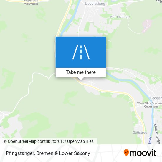 Pfingstanger map
