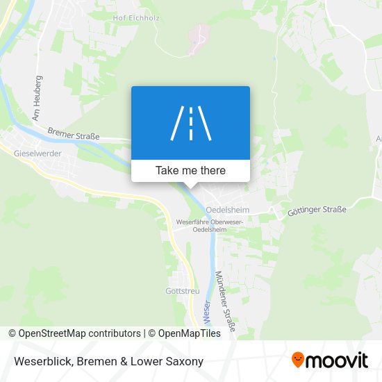 Weserblick map