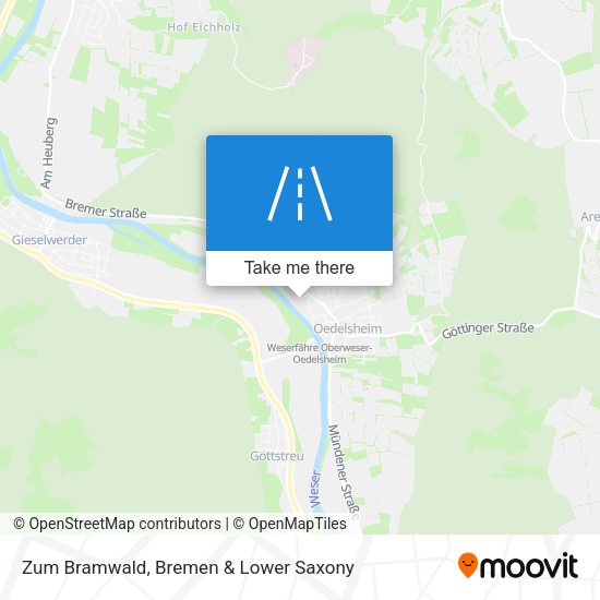 Zum Bramwald map