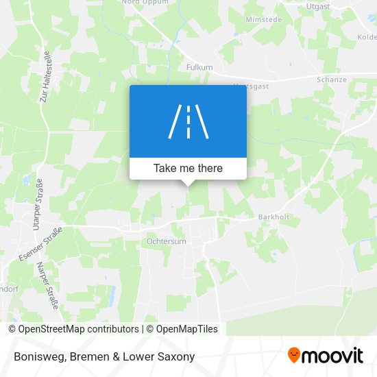 Bonisweg map