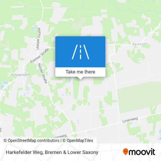 Harkefelder Weg map
