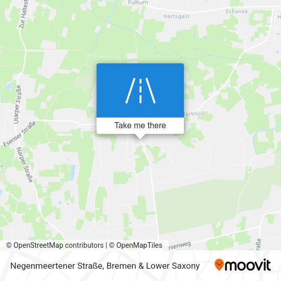 Negenmeertener Straße map