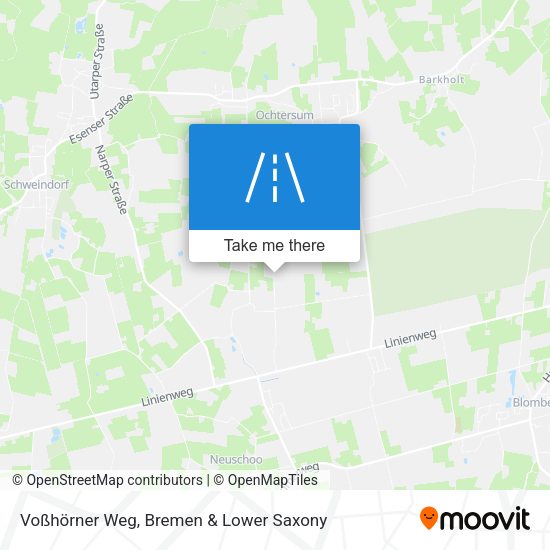 Voßhörner Weg map