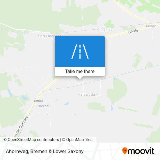 Ahornweg map