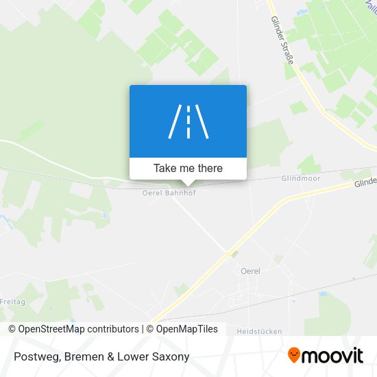 Postweg map