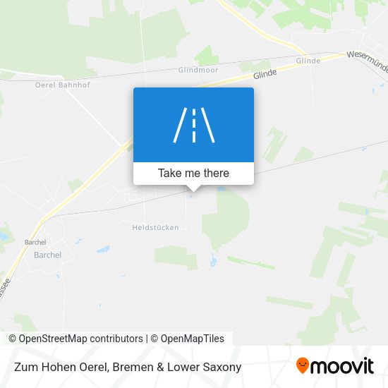Zum Hohen Oerel map