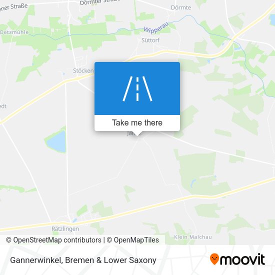 Gannerwinkel map