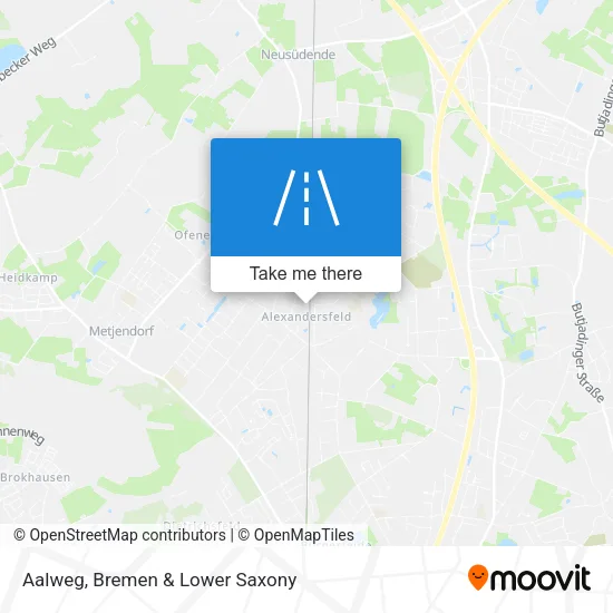 Карта Aalweg