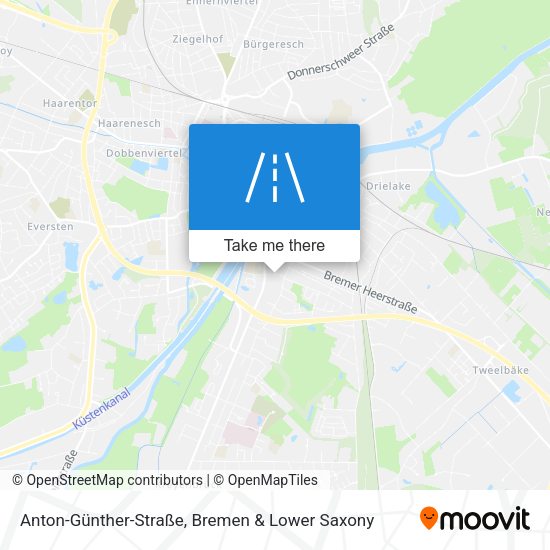 Anton-Günther-Straße map