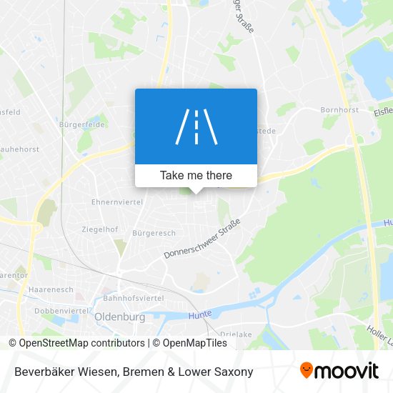 Beverbäker Wiesen map
