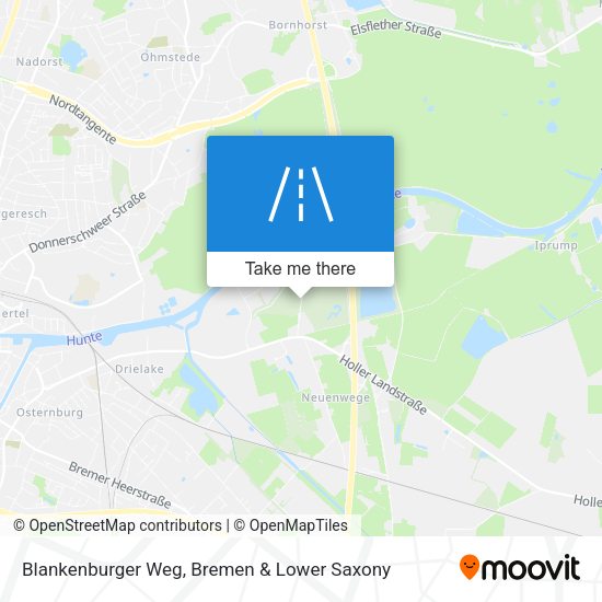Blankenburger Weg map