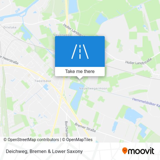 Deichweg map