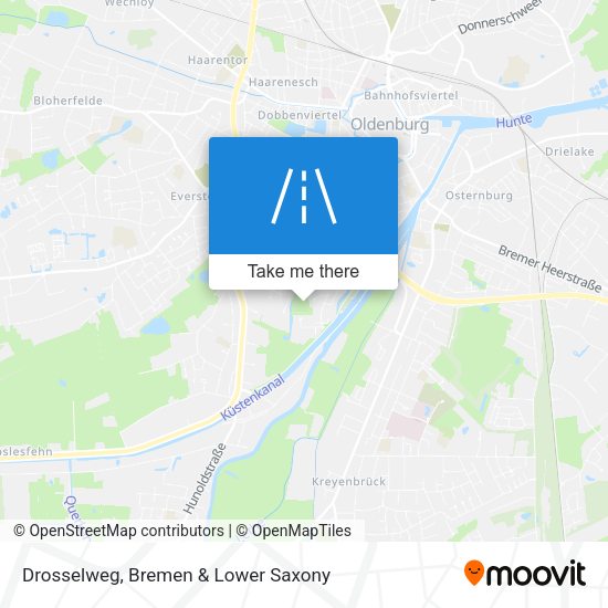 Drosselweg map
