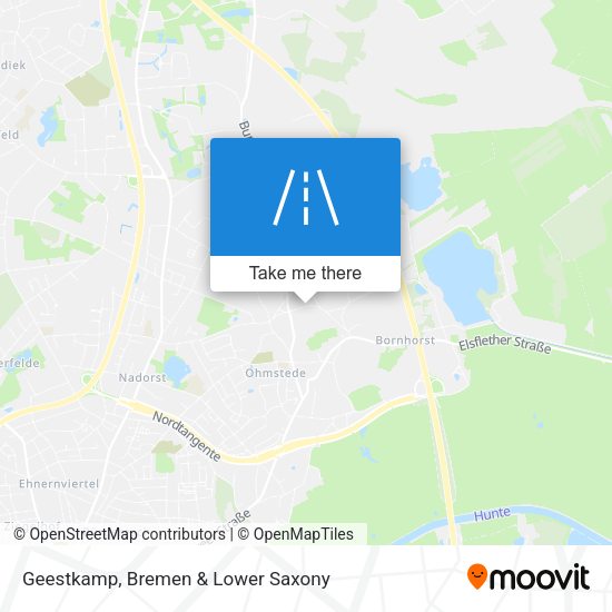 Geestkamp map