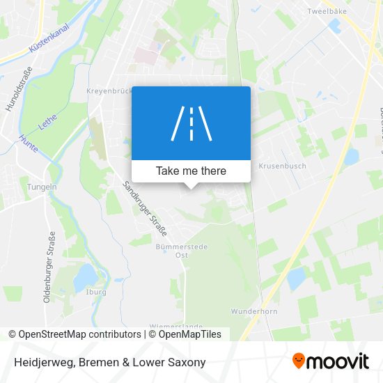 Heidjerweg map