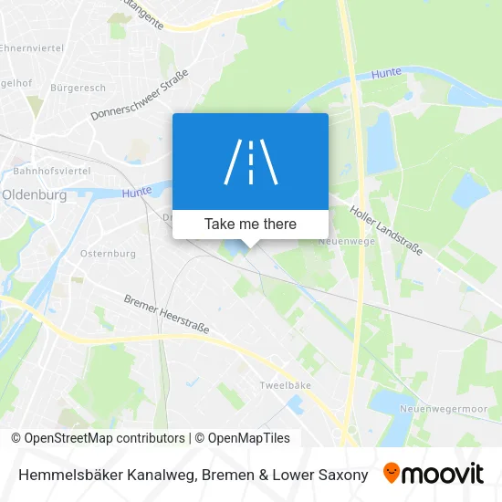 Карта Hemmelsbäker Kanalweg