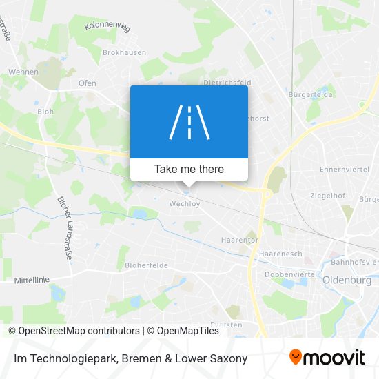 Im Technologiepark map