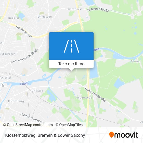 Klosterholzweg map
