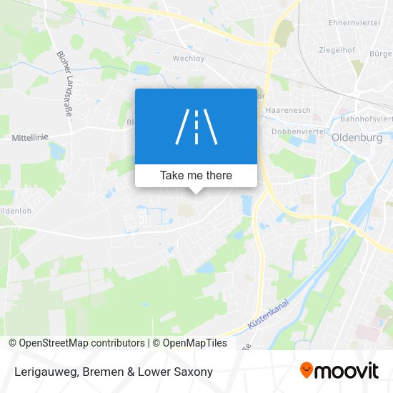 Lerigauweg map