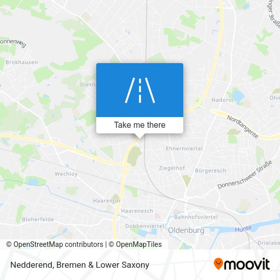 Nedderend map