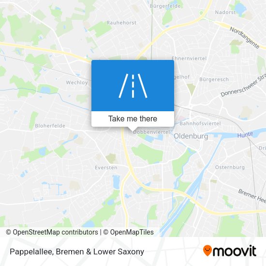 Pappelallee map
