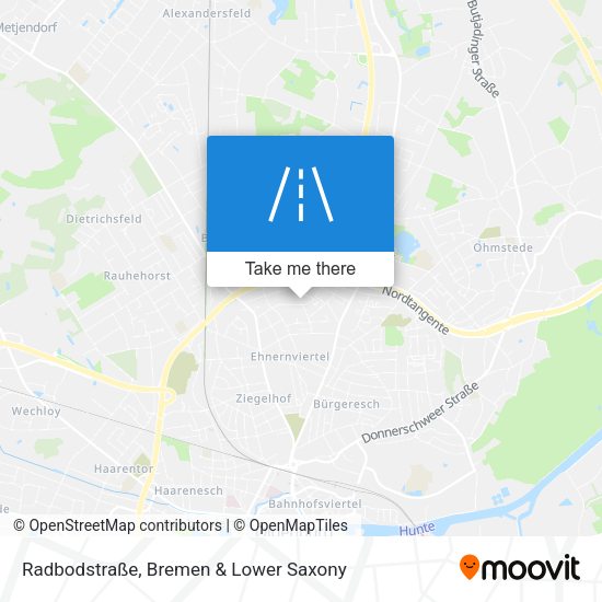 Radbodstraße map