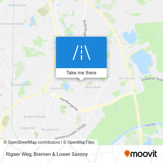 Rigaer Weg map
