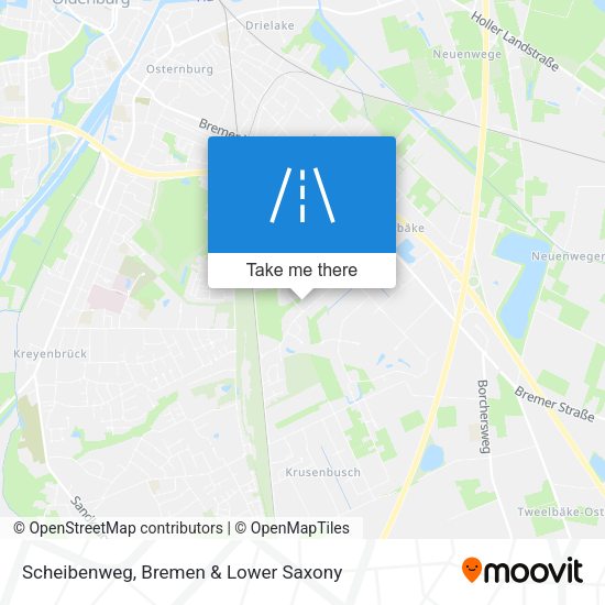 Scheibenweg map