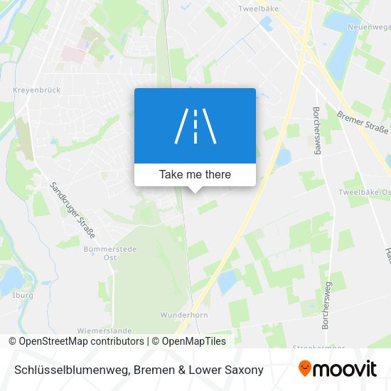 Schlüsselblumenweg map