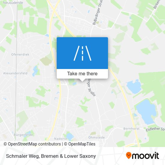 Schmaler Weg map