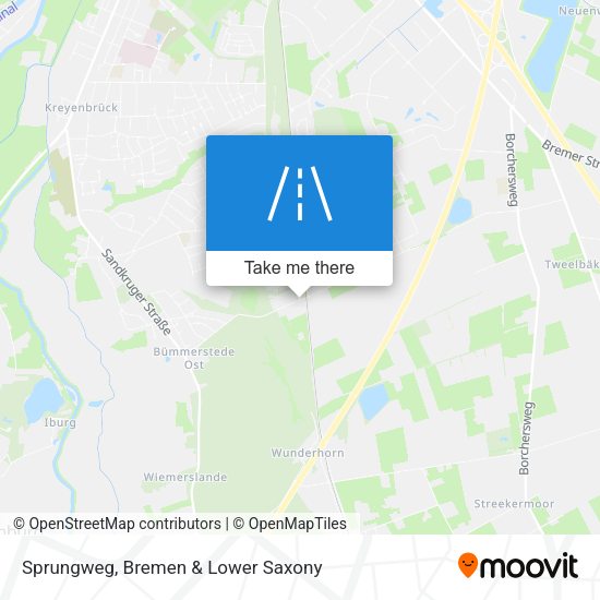 Sprungweg map