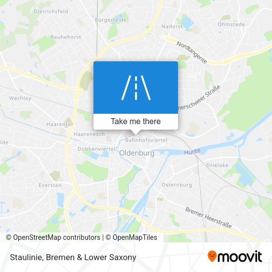 Staulinie map